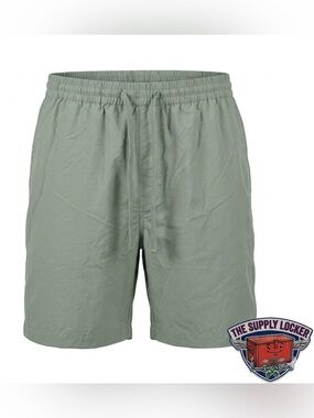 Madewell Men’s Swim Trunks Shorts Light Green Drawstring L NWT 6” Inseam